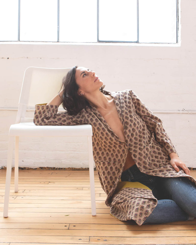 The Editha floral duster coat kimono - Aida Zardoost